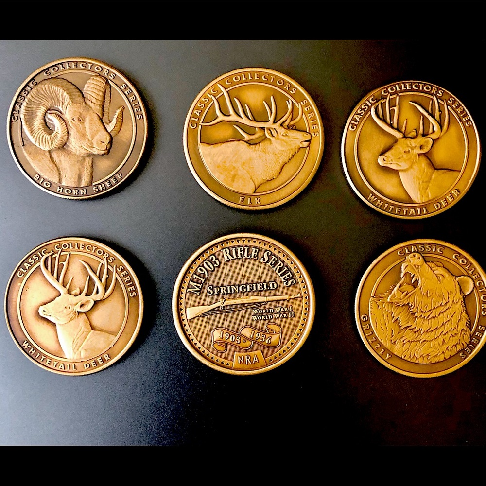 NRA 6 Classic Collectors Series Challenge  Coins